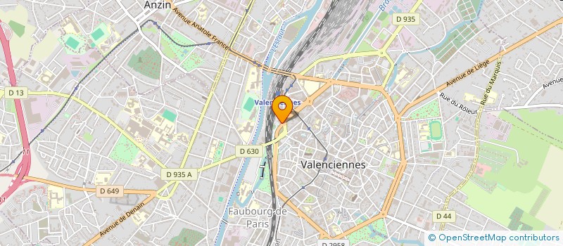 localisation de l'entreprise SOCIETE CIVILE IMMOBILIERE GRAND HAINAUT  VALENCIENNES