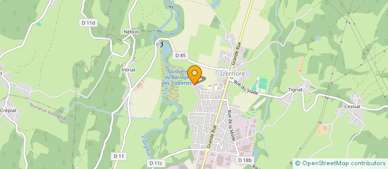 localisation de l'entreprise SOCIETE CIVILE IMMOBILIERE GRAND VAL  IZERNORE