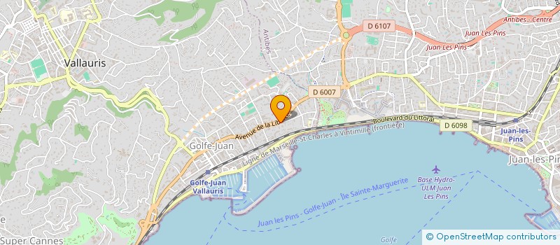localisation de l'entreprise SOCIETE CIVILE IMMOBILIERE GRECE  VALLAURIS