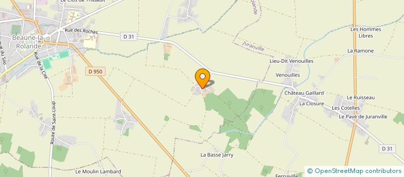 localisation de l'entreprise SOCIETE CIVILE IMMOBILIERE GREEN BANANA  BEAUNE-LA-ROLANDE