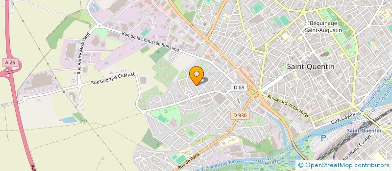 localisation de l'entreprise SOCIETE CIVILE IMMOBILIERE GROUPE TRIMAG à SAINT-QUENTIN