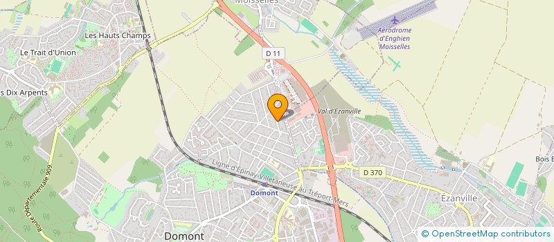 localisation de l'entreprise SOCIETE CIVILE IMMOBILIERE GT 2010  DOMONT