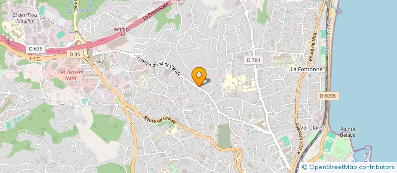 localisation de l'entreprise SOCIETE CIVILE IMMOBILIERE GUCO à ANTIBES