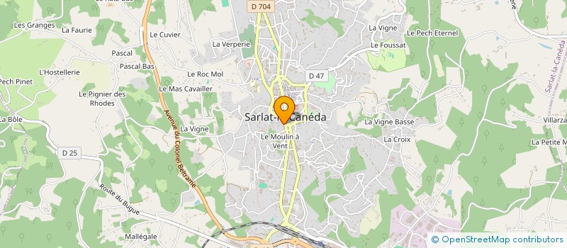 localisation de l'entreprise SOCIETE CIVILE IMMOBILIERE GUEPIL à SARLAT-LA-CANEDA