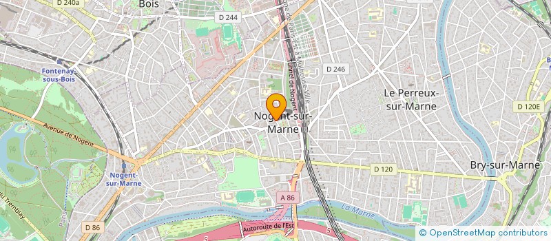 localisation de l'entreprise SOCIETE CIVILE IMMOBILIERE GUILLAUME BOUCHER NSM  NOGENT-SUR-MARNE