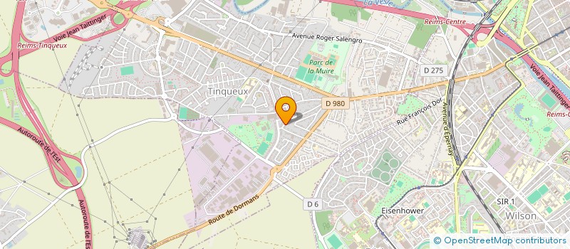 localisation de l'entreprise SOCIETE CIVILE IMMOBILIERE GUILLAUME & PAULINE  TINQUEUX