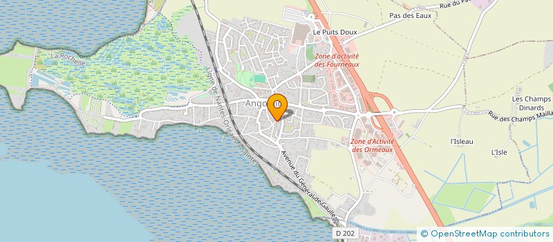 localisation de l'entreprise SOCIETE CIVILE IMMOBILIERE GUILLEMAIN-GUENARD  ANGOULINS