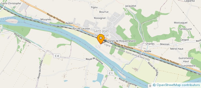 localisation de l'entreprise SOCIETE CIVILE IMMOBILIERE GUILLEMIS  SAINT-JEAN-DE-THURAC