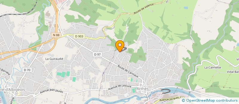 localisation de l'entreprise SOCIETE CIVILE IMMOBILIERE GUIMAR  ARTHES