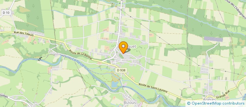 localisation de l'entreprise SOCIETE CIVILE IMMOBILIERE GUIRETTE  TUZAGUET