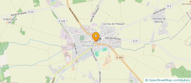 localisation de l'entreprise SOCIETE CIVILE IMMOBILIERE GULDA  BEAUNE-LA-ROLANDE