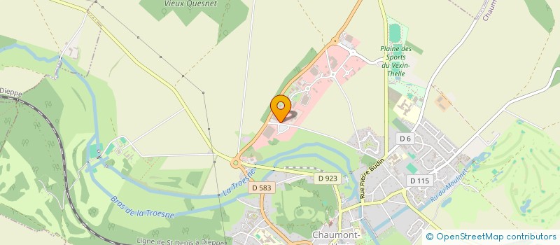 localisation de l'entreprise SOCIETE CIVILE IMMOBILIERE GULTEN  CHAUMONT-EN-VEXIN