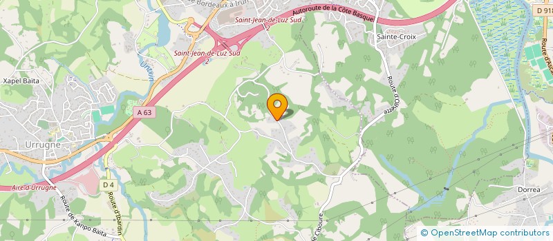 localisation de l'entreprise SOCIETE CIVILE IMMOBILIERE GURE HAURRENTZAT  URRUGNE