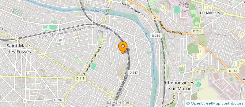 localisation de l'entreprise SOCIETE CIVILE IMMOBILIERE GUTENBERG à SAINT-MAUR-DES-FOSSES