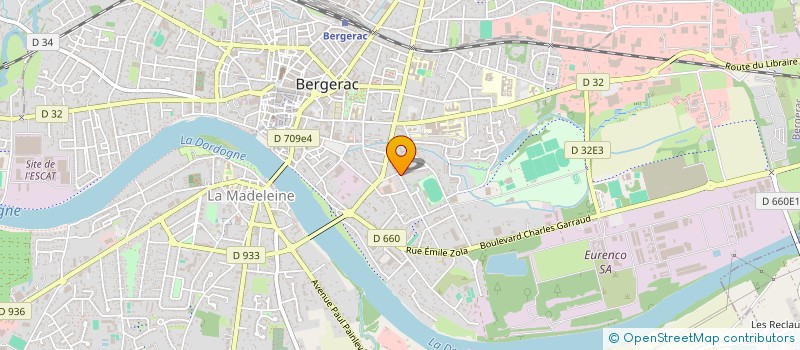 localisation de l'entreprise SOCIETE CIVILE IMMOBILIERE GUTENBERG à BERGERAC
