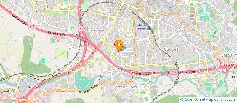 localisation de l'entreprise SOCIETE CIVILE IMMOBILIERE GUYNEMER à AIX-EN-PROVENCE