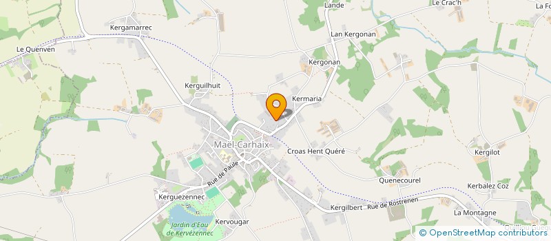 localisation de l'entreprise SOCIETE CIVILE IMMOBILIERE GWEN  MAEL-CARHAIX