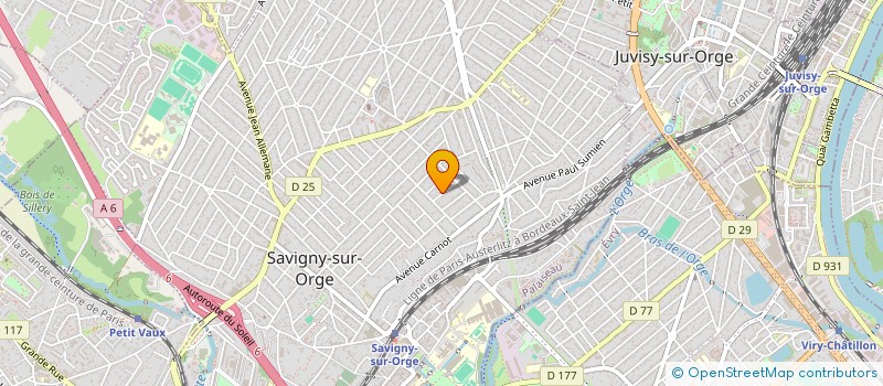 localisation de l'entreprise SOCIETE CIVILE IMMOBILIERE 'GYF' à SAVIGNY-SUR-ORGE
