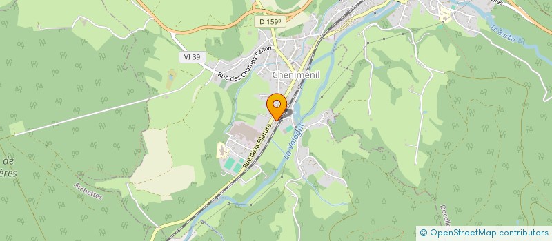 localisation de l'entreprise SOCIETE CIVILE IMMOBILIERE H.2.M.R  CHENIMENIL