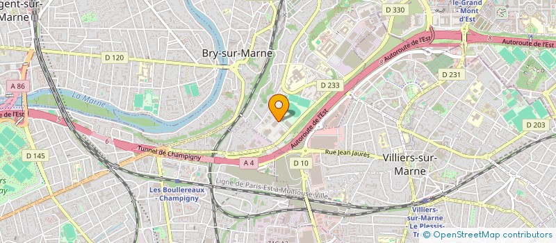 localisation de l'entreprise SOCIETE CIVILE IMMOBILIERE H.B.R.  BRY-SUR-MARNE