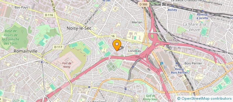 localisation de l'entreprise SOCIETE CIVILE IMMOBILIERE H ET R à NOISY-LE-SEC