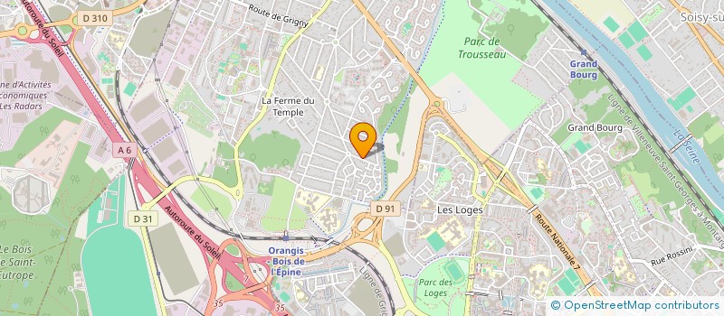 localisation de l'entreprise SOCIETE CIVILE IMMOBILIERE H.S à RIS-ORANGIS