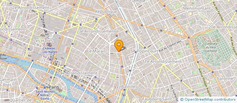 localisation de l'entreprise SOCIETE CIVILE IMMOBILIERE HA2S  PARIS