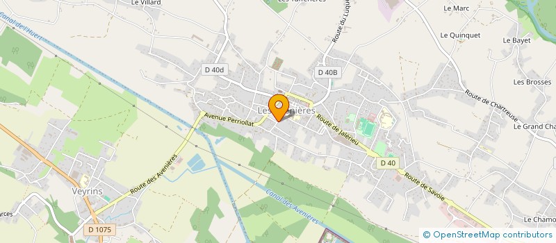 localisation de l'entreprise SOCIETE CIVILE IMMOBILIERE HABA  LES AVENIERES VEYRINS-THUELLIN