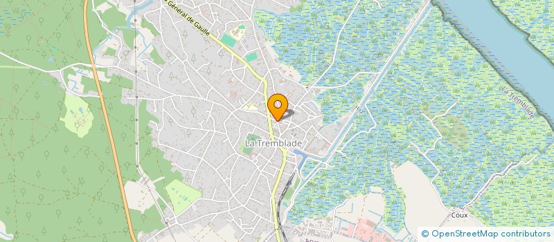 localisation de l'entreprise SOCIETE CIVILE IMMOBILIERE HABITAT CONCEPT 17 PAR ABREVIATION SCI HABITAT CONCEPT 17  LA TREMBLADE