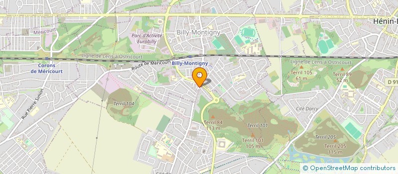 localisation de l'entreprise SOCIETE CIVILE IMMOBILIERE HAGELSTEIN à BILLY-MONTIGNY