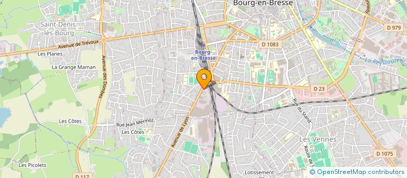 localisation de l'entreprise SOCIETE CIVILE IMMOBILIERE HAIDOUC à BOURG-EN-BRESSE