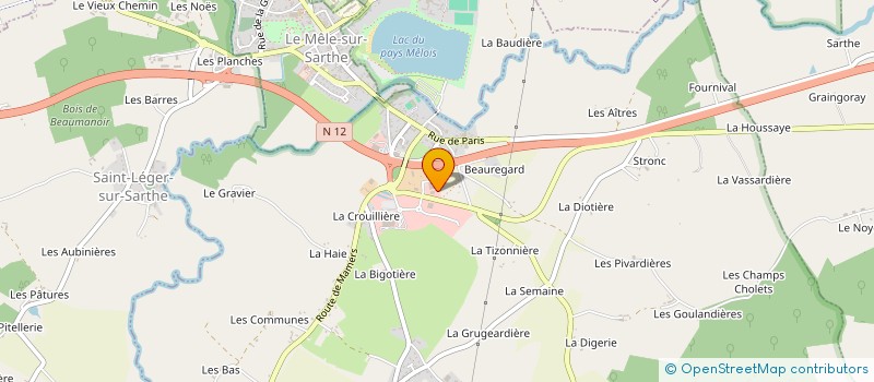 localisation de l'entreprise SOCIETE CIVILE IMMOBILIERE HAUMAX à SAINT-JULIEN-SUR-SARTHE