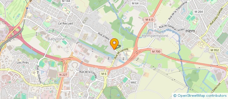 localisation de l'entreprise SOCIETE CIVILE IMMOBILIERE HB HEMINGWAY à VILLENEUVE-D'ASCQ