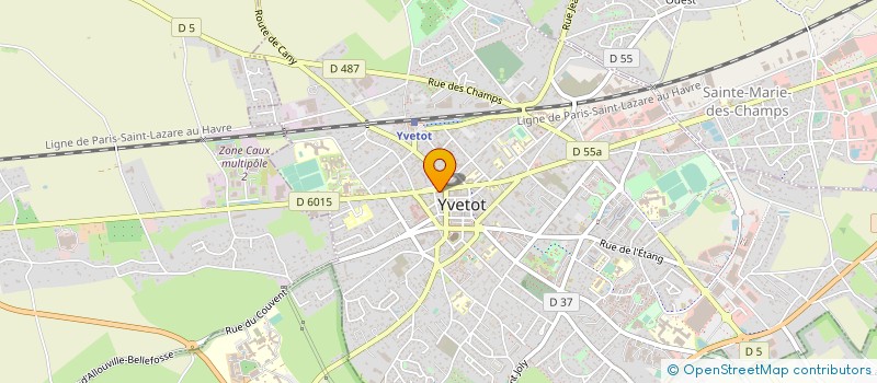 localisation de l'entreprise SOCIETE CIVILE IMMOBILIERE HDJ  YVETOT