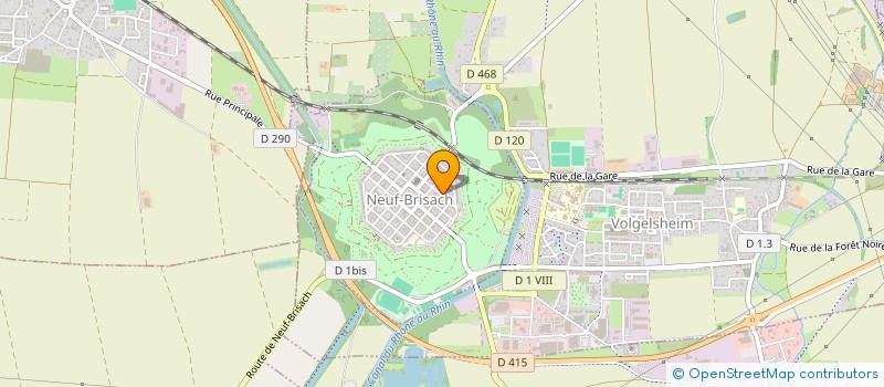 localisation de l'entreprise SOCIETE CIVILE IMMOBILIERE HECK IMMO  NEUF-BRISACH