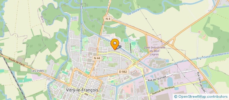 localisation de l'entreprise SOCIETE CIVILE IMMOBILIERE HECLAN à VITRY-LE-FRANCOIS