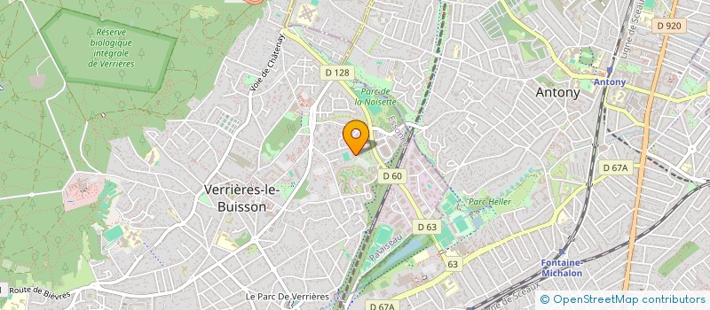 localisation de l'entreprise SOCIETE CIVILE IMMOBILIERE HEIDI à VERRIERES-LE-BUISSON