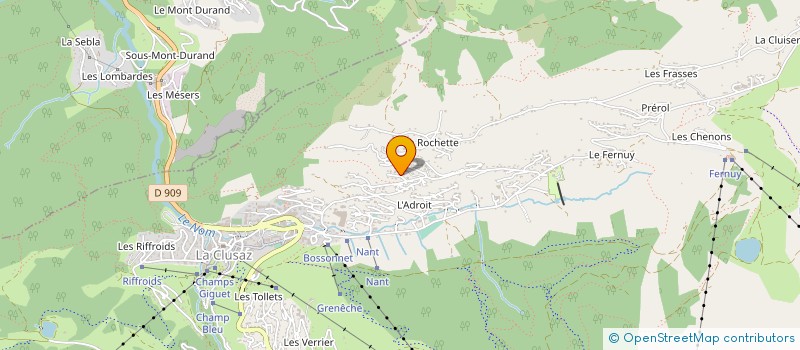 localisation de l'entreprise SOCIETE CIVILE IMMOBILIERE HELED à LA CLUSAZ