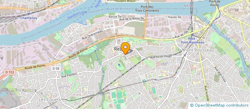 localisation de l'entreprise SOCIETE CIVILE IMMOBILIERE HELIOS  REZE