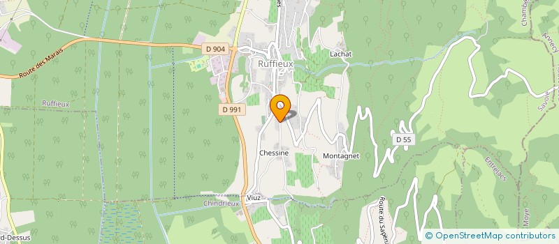 localisation de l'entreprise SOCIETE CIVILE IMMOBILIERE HELY NORD EN ABREGE SCI HELY NORD  RUFFIEUX