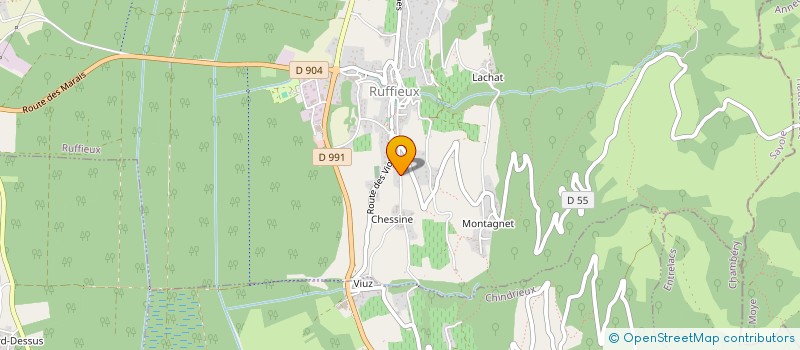 localisation de l'entreprise SOCIETE CIVILE IMMOBILIERE HELY SUD EN ABREGE SCI HELY SUD  RUFFIEUX