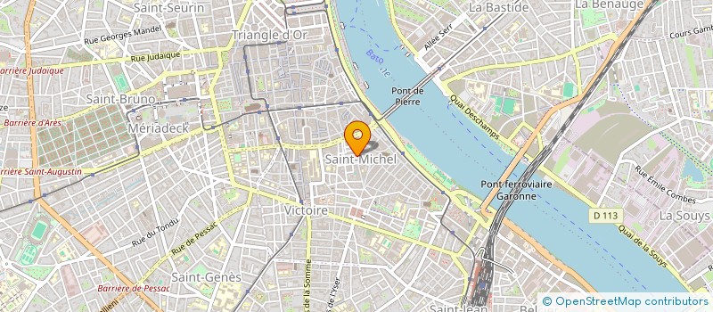 localisation de l'entreprise SOCIETE CIVILE IMMOBILIERE HENIN-DESMARTIS  BORDEAUX