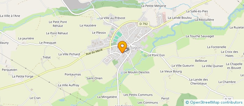 localisation de l'entreprise SOCIETE CIVILE IMMOBILIERE HENON-RICARD  PLENEE-JUGON