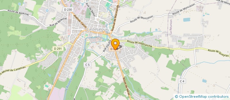 localisation de l'entreprise SOCIETE CIVILE IMMOBILIERE HERA IMMO PRO  CASTELJALOUX