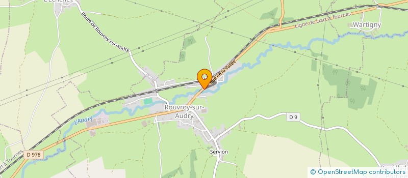 localisation de l'entreprise SOCIETE CIVILE IMMOBILIERE  HESTIA  ROUVROY-SUR-AUDRY