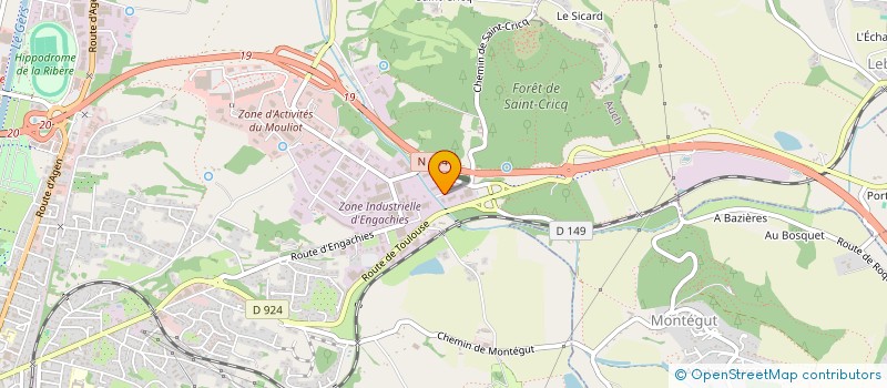 localisation de l'entreprise SOCIETE CIVILE IMMOBILIERE HIGONNENQ LAGTATCHI LACAZETTE ET PAR ABREVIATION SCI H2LL à AUCH