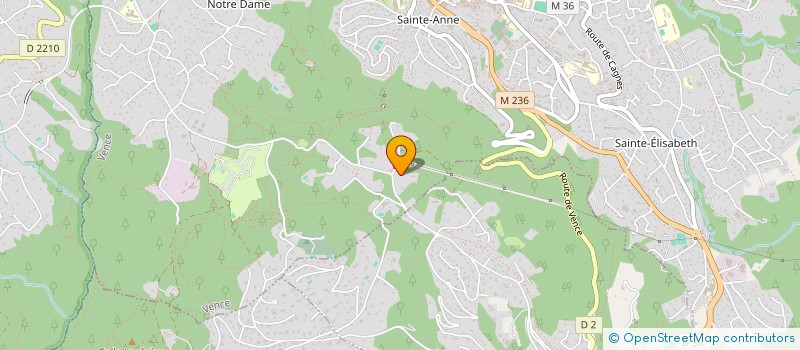 localisation de l'entreprise SOCIETE CIVILE IMMOBILIERE HILLS 'S.C.I. HILLS'  VENCE