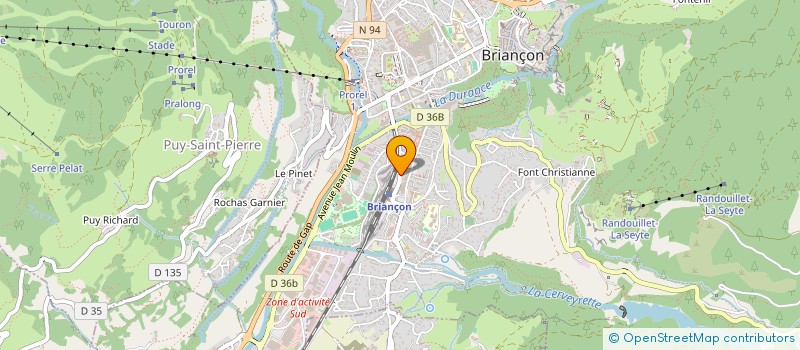localisation de l'entreprise SOCIETE CIVILE IMMOBILIERE HIPPOCRATE à BRIANCON