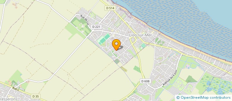 localisation de l'entreprise SOCIETE CIVILE IMMOBILIERE HJH  LION-SUR-MER