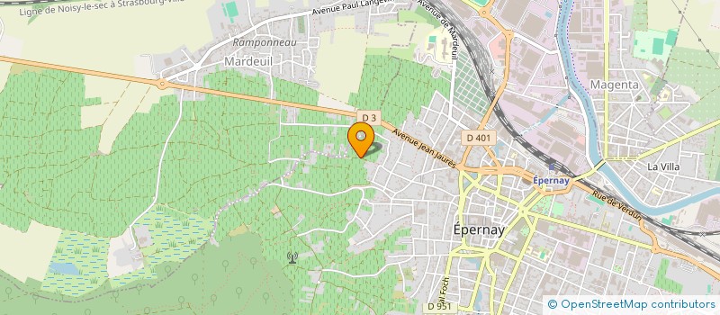 localisation de l'entreprise SOCIETE CIVILE IMMOBILIERE HNPK  EPERNAY